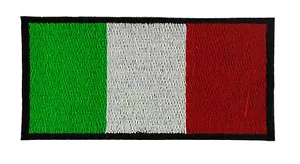 ITALIA ITALY ITALIAN NEW FLAG PATCH patches backpack BADGE IRON ON EMBROIDERED - Bild 1 von 1