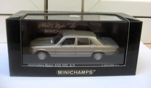 Mercedes 450SEL 6.9 super berline Minichamps 430039201 MIB 1:43 560sel 600 RARE - Imagen 1 de 4