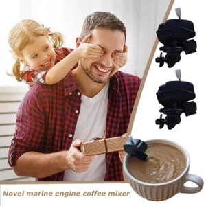Novedad Agitador de Café Motor-Barco - Barco Café Agitador de Cuerda D1I9 - Imagen 1 de 15