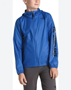 The North Face Rain Jacket Hydrenalite Hooded Boys Youth S/P(7-8) Lightweight - Picture 1 of 11