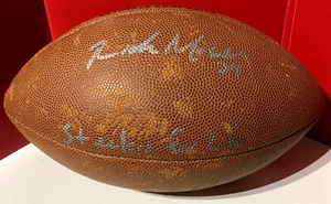 RICK MOSER AUTOGRAPHED SIGNED FULL SIZE FOOTBALL PITTSBURGH STEELERS wCOA - Picture 1 of 5
