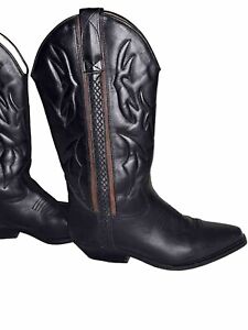 Cole Haan Country F2023 Womens 9 B Tall Vintage Leather Cowgirl Western Boots