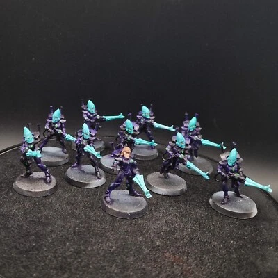Pro Painted Warhammer 40k eldar Aeldari guardians ×10 J5 games workshop - Image 1 of 3