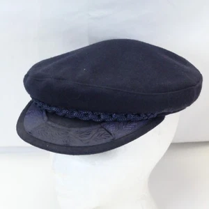 Vintage Authentic Greek Fisherman's Cap Made in Greece Retro Size 7 1/2 - Bild 1 von 8