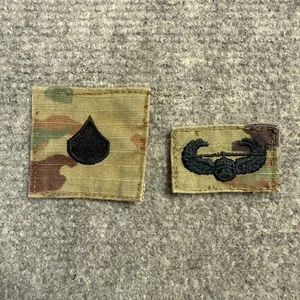 US Army Surplus Problema Multicam Stinto Panno da Cucire Rango & Figurine Toppa - Foto 1 di 6