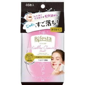 Mandom Bifesta Perfect Clear Cleaning Sheet Makeup Remover 46Sheets@pack - Picture 1 of 5