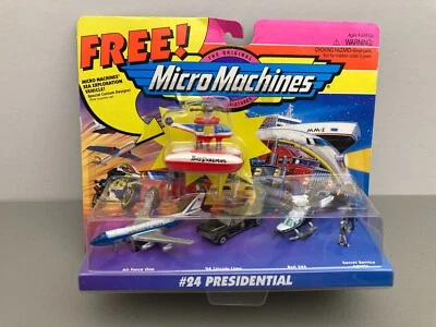 Micro Machines #24 Presidential Vehicles With Bonus Sea Exploration Vehicle NEW - Image 1 of 4
