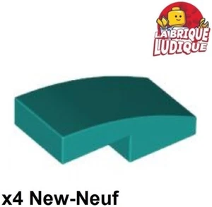 Lego 4X Pendenza Curva 1X2 Turchese Scuro 11477 NUOVO - Picture 1 of 1