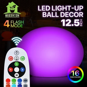 Bar Mood Egg Shape Lamp 16Color Changing Waterproof Night Light w/Remote Control - Picture 1 of 10