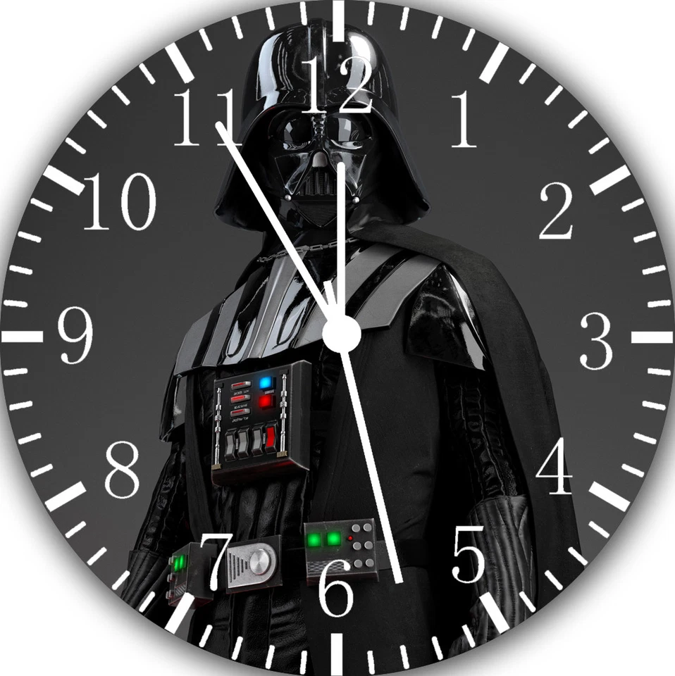   Star Wars Anakin Skywalker Darth Vader Frameless Borderless Wall Clock F70 - Image 1 of 1