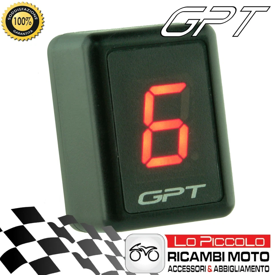 GPT STARTER GEAR INDICATOR PLUG & PLAY RED KAWASAKI VERSYS 1000 2017 - Image 1 of 1