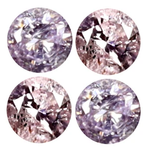 0.13 ct (4 pcs Lot) Superb CALIBRATED SIZE(2 x 2 mm) Round Shape Diamond - Picture 1 of 1