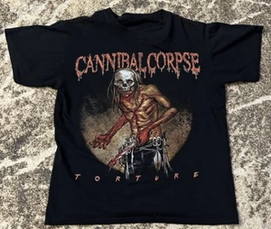 Cannibal Corpse Band 2012 Maglietta Ufficiale Torture US Tour Uomo L Tour Merch - Foto 1 di 5