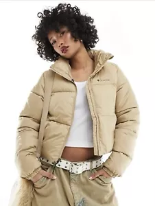Columbia Puffect Cropped Jacket beige Size S - Picture 1 of 4