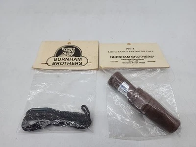 Vintage Burnham Brothers Predator Call WF-4 With Lanyard - WF4 - Image 1 of 4