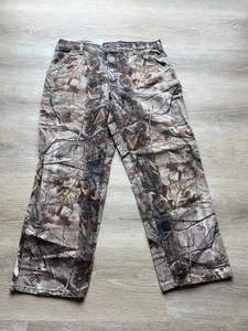 Vintage Carhartt Pants Mens 38x30 Realtree Camo Carpenter Baggy Faded Grunge - Picture 1 of 10