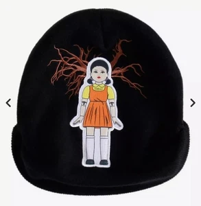 Squid Game Young Her Peeking Bea Puppe doppelseitige Beanie - Bild 1 von 11