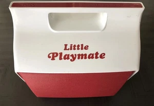 Igloo Little Play Mate Cooler Vintage Red & White 6 pack Cooler, Lunchbox, USA - Picture 1 of 9