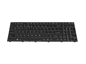 Clavier original Medion Erazer Crawler E25 (NH55EKQ) US (anglais) noir/noir - Photo 1/2