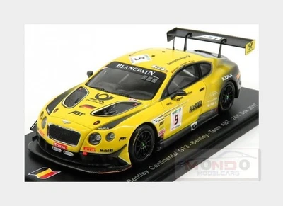 1:43 Spark Bentley Continental Gt3 #9 24H Spa 2017 C.Jons Pepper Verdnock SB155 - Image 1 of 2