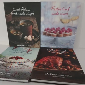 4 COOKBOOKS by LAMONA  excellent condition  - Picture 1 of 5