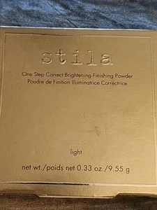 Stila One Step 3 Color Correct Brightening Finishing Powder Blur Pores - Light - Picture 1 of 8
