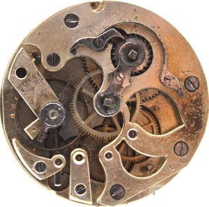 ROBERT ROSKELL SWISS KEY-WIND POCKET WATCH MOVEMENT 42.6mm RUNS (OF2) - Picture 1 of 4
