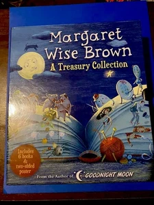 Margaret Wise Brown A Treasury Collection Six Book Box Set And Posters Slipcover - Picture 1 of 3