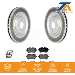 Rear Coated Brake Rotors Ceramic Pad Kit For Audi Q7 Q8 e-tron Quattro Sportback - Picture 1 of 1