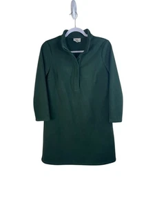 Tuckernuck Womens Avery Dress XS Green Button Neck 3/4 Sleeve Casual Shift Fit - Picture 1 of 11