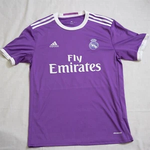 Real Madrid Adidas Climacool Real Madrid James Jersey Purple Large - Picture 1 of 5
