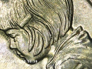 2020 P Vermont Marsh-Billings Quarter - Hair Die Chip & Feeder Finger Scrapes - Picture 1 of 5