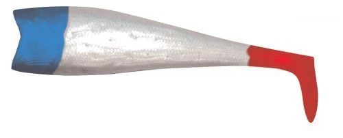 Heilbutt-Shad Ersatzschwanz BWR - Bild 1 von 1