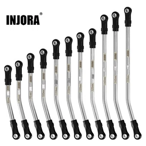 INJORA Stainless Steel High Clearance Links for TRX4 SCX10 II SCX10 III VS4-10 - Picture 1 of 36
