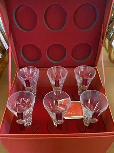Waterford Set Of 1-6 12 Days Of Christmas Collection Crystal Champagne Flutes - Picture 1 of 21