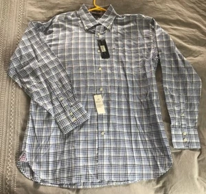 Camicia casual uomo Tommy Hilfiger L/S con bottoni nuova con etichetta TAGLIA LARGE - Foto 1 di 7