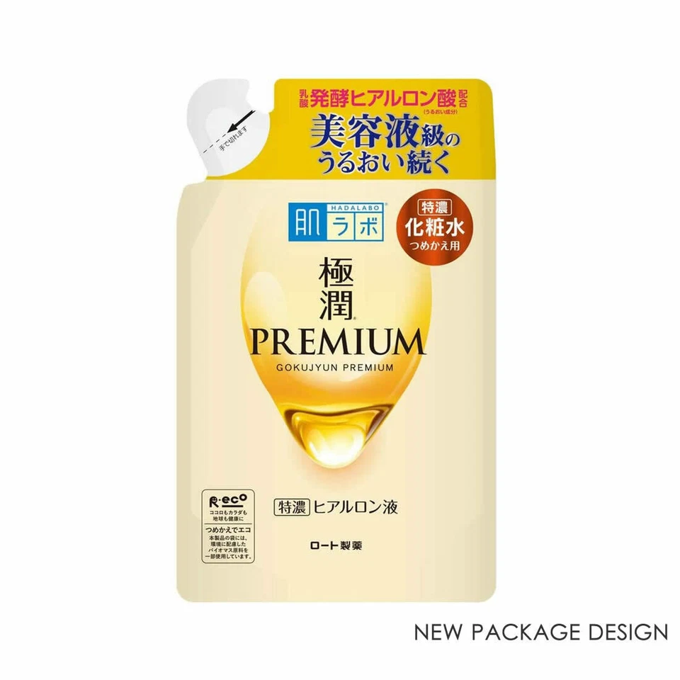 *UK STOCK* ROHTO HADALABO Gokujyun PREMIUM Hyaluronic Acid REFILL - 170ml