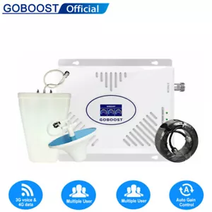 850/1800/2100mhz Mobile Phone Repeater Enhance Signal Booster Amplifier Set - Picture 1 of 11