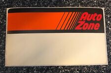 Vintage Unpeeled Auto Zone Blank Stickers AutoZone Scarce