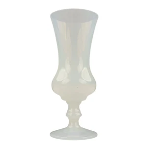 Opal Glas Vase 17cm Frankreich mundgeblasen um 1920 Top Zustand - Bild 1 von 15