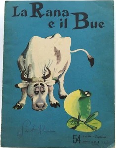 libro la rana e il bue storia amz albo fantasia la colomba e la formica - Foto 1 di 5