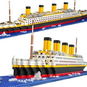 Titanic Ship Model Building Block Set, 3D Puzzle Sets DIY Educational Toys,Mini - Picture 1 of 12