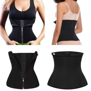 Corset Waist Trainer Training Shaper Body Shapewear Underbust Cincher Tummy Belt - Picture 1 of 16