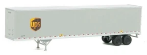 Walthers HO Scale ~ 53' Stoughton Trailer 2-Pack ~ Assembled ~ UPS ~ 949-2459 - Picture 1 of 5