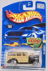 Hot Wheels 2002 de colección #185 - Woodie años 40 - sellado de fábrica - 1:64 - Imagen 1 de 3