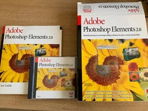 Guide de l'utilisateur et CD Adobe Photoshop Elements 2.0 avec carte de référence rapide - 2002 - Photo 1/3
