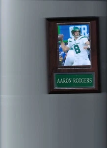 AARON RODGERS PLAQUE NEW YORK JETS NY FOOTBALL NFL - Picture 1 of 1