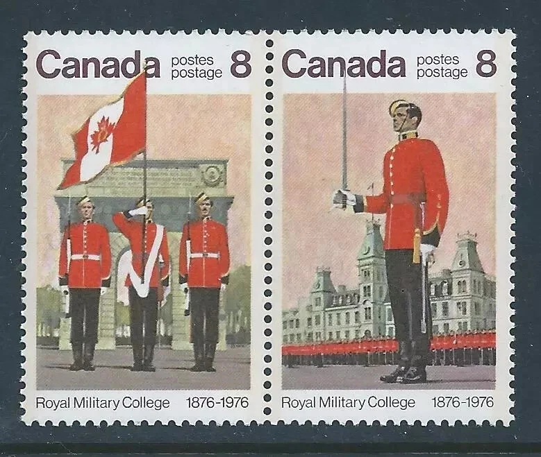 Canada,   693a, 100 years of Royal Military College, se-tenant, 1976, MNH - Image 1 of 1