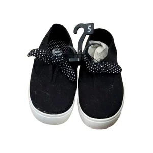 Womens Wonder Nation Black And White Slide Ons Size 5 - Picture 1 of 3