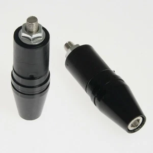 Sonicmoto  Bar End 17mm  Universal Handlebar Scooter Motorcycle Weights Black - Picture 1 of 1